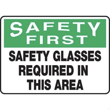 Accuform OSHA SAFETY FIRST SAFETY SIGN MPPE916XT MPPE916XT